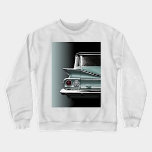 US American classic car 1960 park wood Crewneck Sweatshirt